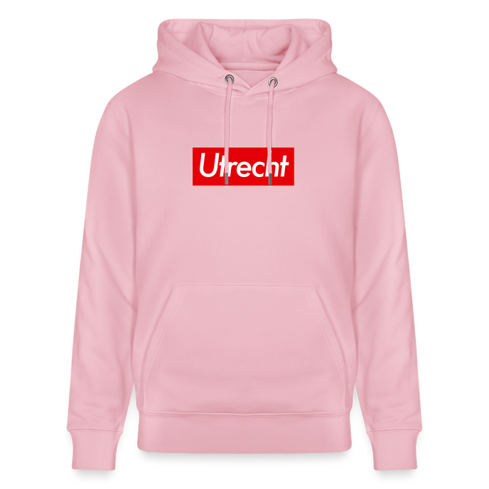 Utrecht hoodie. Uniseks bio-hoodie. - lichtroze