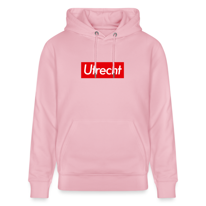 Utrecht hoodie. Uniseks bio-hoodie. - lichtroze