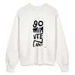 90 minuten lang. Trui Unisex Oversize Organic Sweatshirt - OFF WHITE