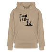 Boefjes Zwolle. Uniseks bio-hoodie. - beige