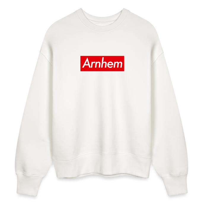 Arnhem trui . Uniseks oversize bio-sweater . - OFF WHITE