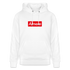 Almere hoodie. Uniseks bio-hoodie. - wit