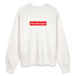 Amsterdam trui . Uniseks oversize bio-sweater . - OFF WHITE