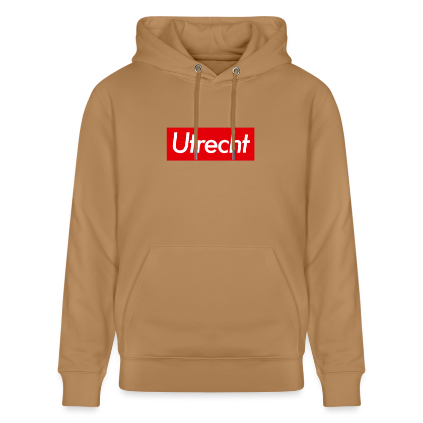 Utrecht hoodie. Uniseks bio-hoodie. - Latte