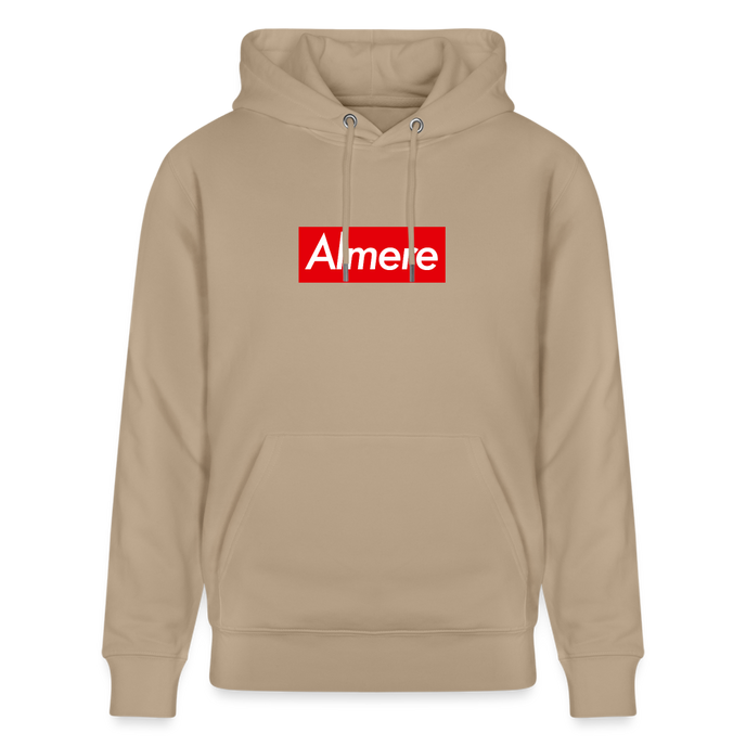 Almere hoodie. Uniseks bio-hoodie. - beige