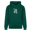 Witte letters Sittard trui. Uniseks bio-hoodie. - forest