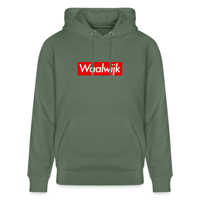 Waalwijk hoodie. Uniseks bio-hoodie. - dennengroen