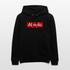 Almelo hoodie. Uniseks bio-hoodie. - zwart