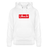 Utrecht hoodie. Uniseks bio-hoodie. - wit