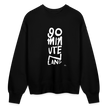 90 minuten lang. Trui. Unisex Oversize Organic Sweatshirt - zwart