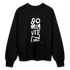 90 minuten lang. Trui. Unisex Oversize Organic Sweatshirt - zwart