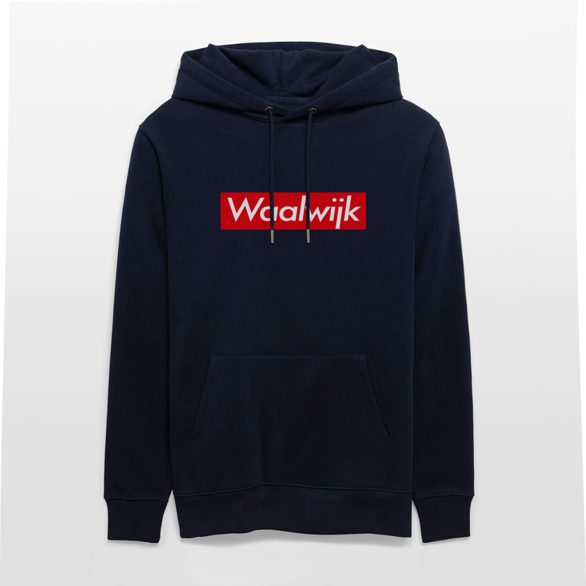 Waalwijk hoodie. Uniseks bio-hoodie. - marine