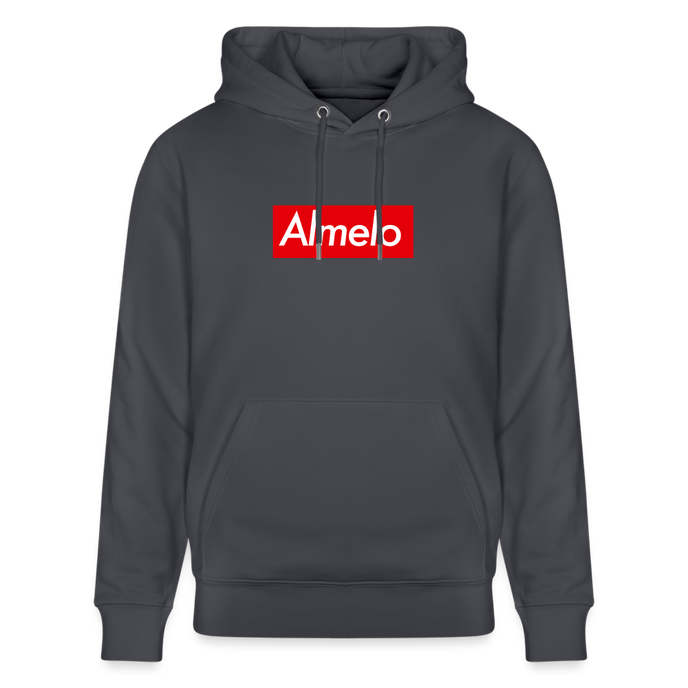 Almelo hoodie. Uniseks bio-hoodie. - indigo