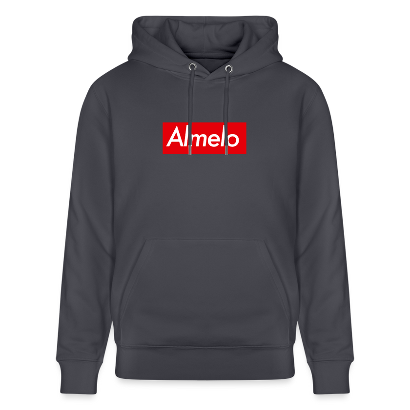 Almelo hoodie. Uniseks bio-hoodie. - indigo