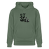 Boefjes Rotterdam. Uniseks bio-hoodie. - dennengroen