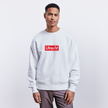 Utrecht trui. Uniseks oversize bio-sweater. - wit