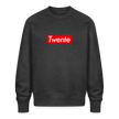 Twente trui. Uniseks oversize bio-sweater. - donkergrijs gemêleerd