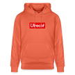 Utrecht hoodie. Uniseks bio-hoodie. - lichtrood