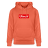 Utrecht hoodie. Uniseks bio-hoodie. - lichtrood