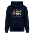 Three bad #ass little birds, bob Marley Amsterdam Uniseks bio-hoodie - marine