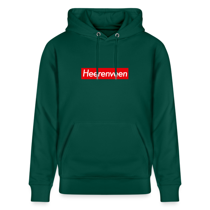 Heerenveen hoodie. Uniseks bio-hoodie. - forest