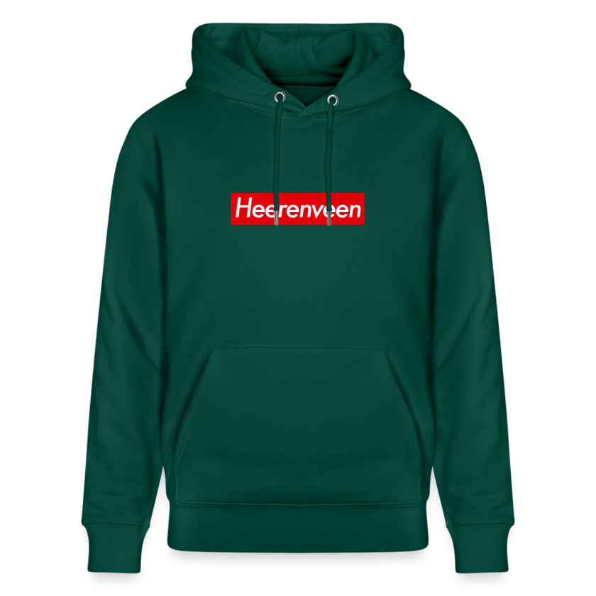 Heerenveen hoodie. Uniseks bio-hoodie. - forest