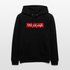 Waalwijk hoodie. Uniseks bio-hoodie. - zwart