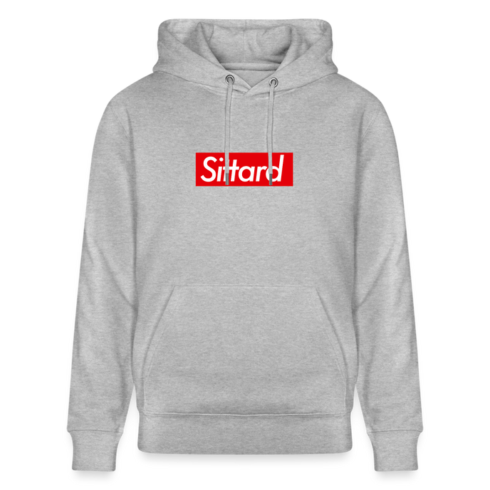 Sittard hoodie. Uniseks bio-hoodie. - grijs gemêleerd