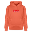 Almere hoodie. Uniseks bio-hoodie. - lichtrood