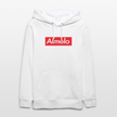 Almelo hoodie. Uniseks bio-hoodie. - wit