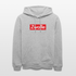 Zwolle hoodie. Uniseks bio-hoodie. - grijs gemêleerd