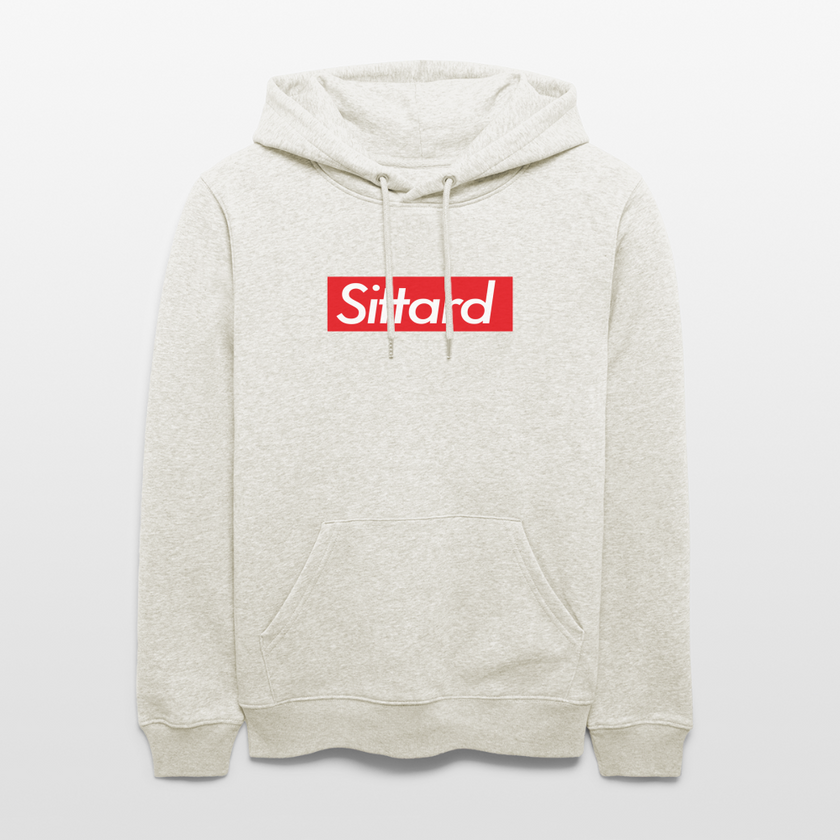 Sittard hoodie. Uniseks bio-hoodie. - beige gemêleerd