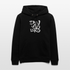 Witte letters Deventer trui. Uniseks bio-hoodie. - zwart