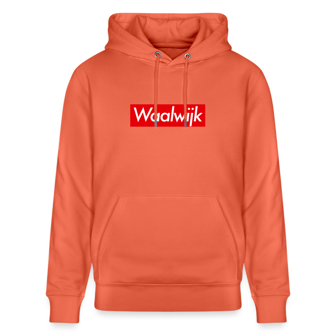 Waalwijk hoodie. Uniseks bio-hoodie. - lichtrood