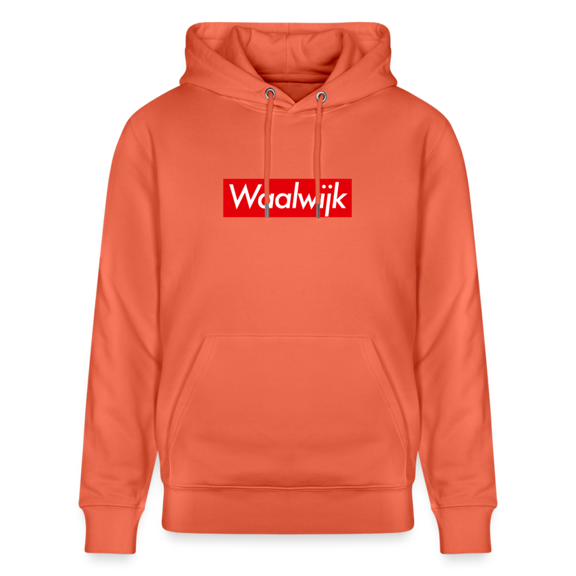 Waalwijk hoodie. Uniseks bio-hoodie. - lichtrood