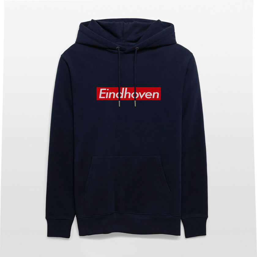 Eindhoven hoodie. Uniseks bio-hoodie. - marine