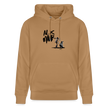 Boefjes Alkmaar. Uniseks bio-hoodie. - Latte