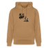 Boefjes Alkmaar. Uniseks bio-hoodie. - Latte