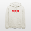 Almelo hoodie. Uniseks bio-hoodie. - beige gemêleerd