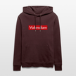 Volendam hoodie. Uniseks bio-hoodie. - maroon