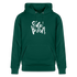 Witte letters Eindhoven trui. Uniseks bio-hoodie. - forest