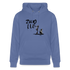 Boefjes Zwolle. Uniseks bio-hoodie. - blauw