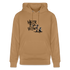 Boefjes Heerenveen. Uniseks bio-hoodie. - Latte