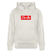 Zwolle hoodie. Uniseks bio-hoodie. - beige gemêleerd