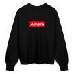 Almere trui. Uniseks oversize bio-sweater. - zwart