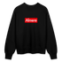 Almere trui. Uniseks oversize bio-sweater. - zwart