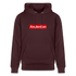 Amsterdam hoodie. Uniseks bio-hoodie. - maroon