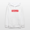 Sittard hoodie. Uniseks bio-hoodie. - wit