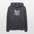 Witte letters Nijmegan trui. Uniseks bio-hoodie. - indigo