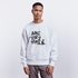 Boefjes Amsterdam. Uniseks oversize bio-sweater - wit